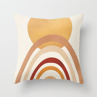 HKM-566739 Geometric Pattern Peach Skin Pillowcase – Nordic Style 45x45cm