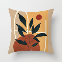 HKM-566739 Geometric Pattern Peach Skin Pillowcase – Nordic Style 45x45cm