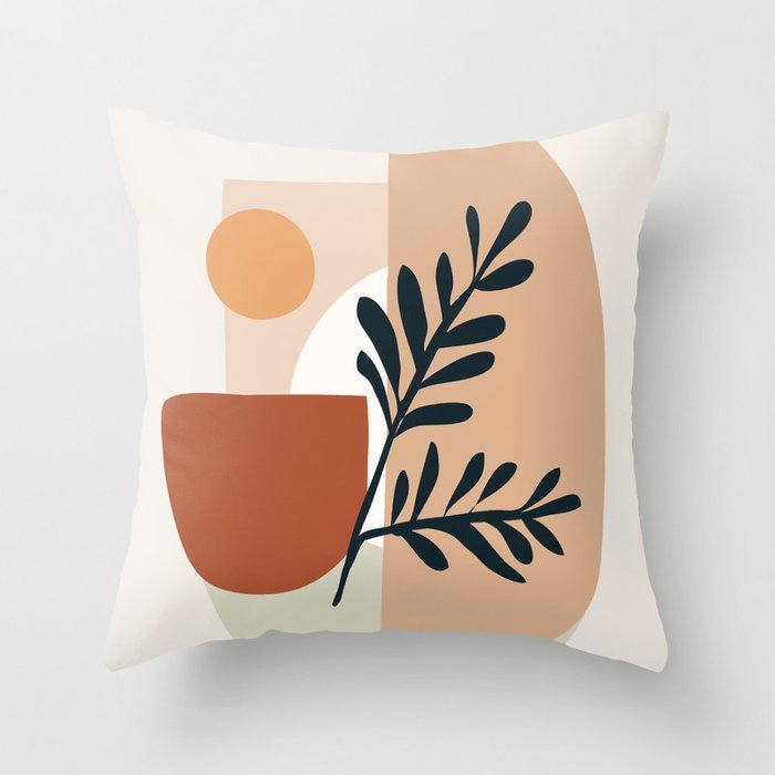 HKM-566739 Geometric Pattern Peach Skin Pillowcase – Nordic Style 45x45cm