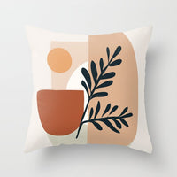 HKM-566739 Geometric Pattern Peach Skin Pillowcase – Nordic Style 45x45cm