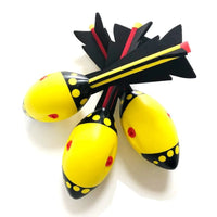 HKM-566739 Soft PU Foam Flying Rocket Outdoor Toy for Kids – Fun Javelin Shape Stress Ball Launcher