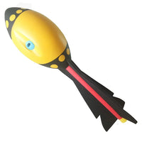 HKM-566739 Soft PU Foam Flying Rocket Outdoor Toy for Kids – Fun Javelin Shape Stress Ball Launcher