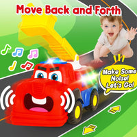 HKM-566867 Electric Multifunction Fire Engine Toy with Music and Light for Ages 2-13