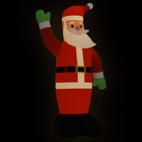 HKM-566867 Inflatable Santa Claus Decoration with LED Lights - 370 cm, Durable Oxford Fabric