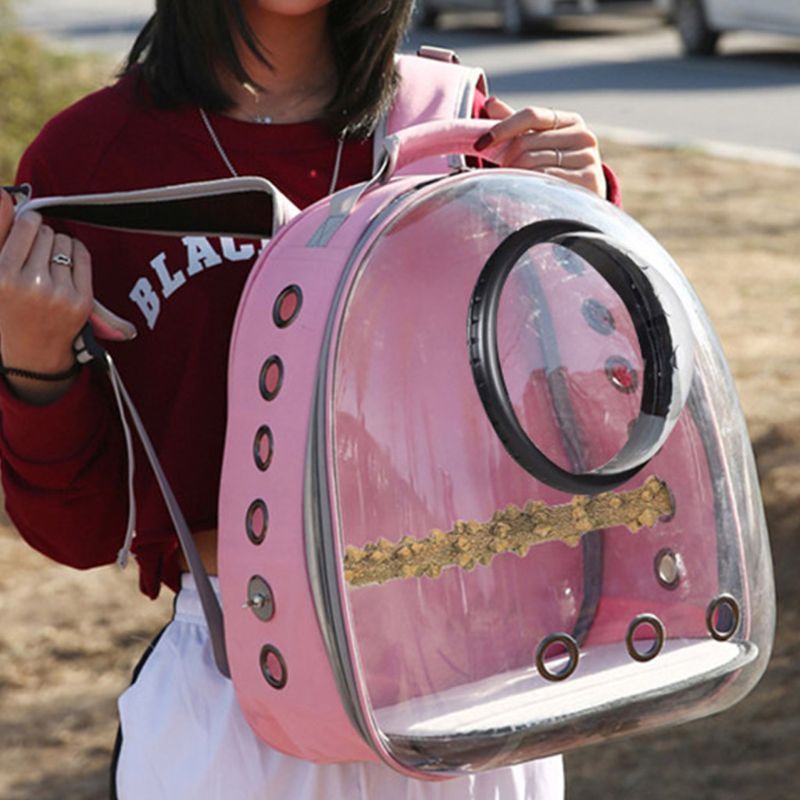 HKM-566995 Multifunctional Portable Parrot Backpack - Medium to Hard PVC, 12KG Capacity, Available in Various Colors