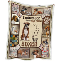 HKM-567059 Fluffy Sherpa Fleece Blanket for Dogs - Soft, Warm, and Versatile Throw for Home Use