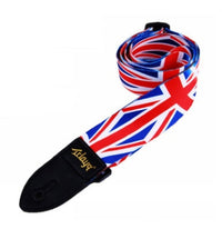 HKM-567251 Vibrant Printed Cloth Guitar Shoulder Strap with Unique Designs