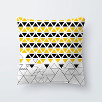 HKM-567443 Simple Modern Lattice Polyester Cushion Cover for Home Furnishing