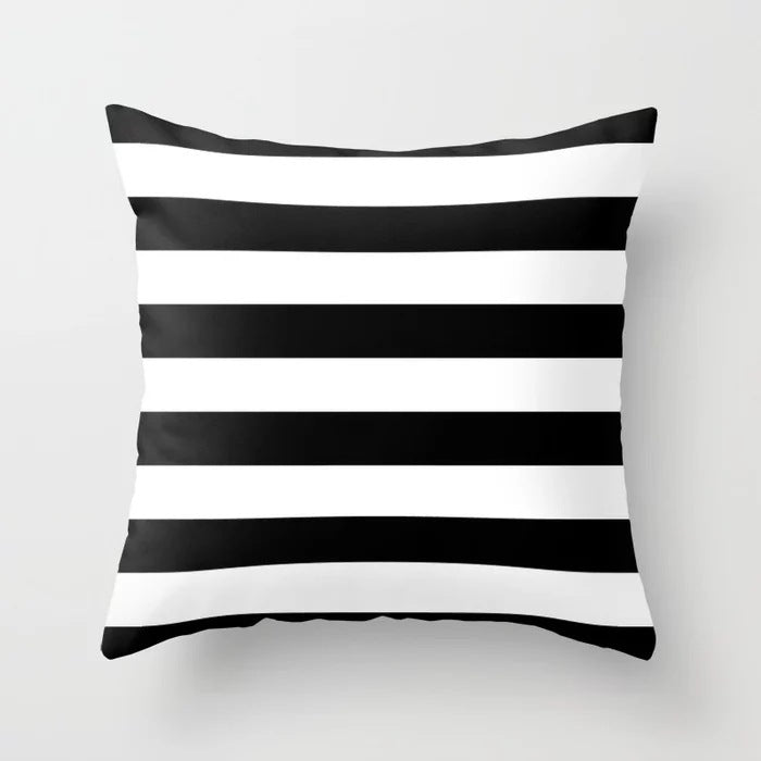 HKM-567443 Simple Modern Lattice Polyester Cushion Cover for Home Furnishing