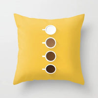 HKM-567443 Simple Modern Lattice Polyester Cushion Cover for Home Furnishing
