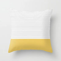 HKM-567443 Simple Modern Lattice Polyester Cushion Cover for Home Furnishing