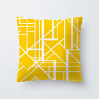 HKM-567443 Simple Modern Lattice Polyester Cushion Cover for Home Furnishing