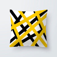 HKM-567443 Simple Modern Lattice Polyester Cushion Cover for Home Furnishing