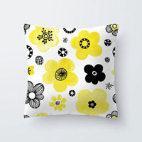 HKM-567443 Simple Modern Lattice Polyester Cushion Cover for Home Furnishing