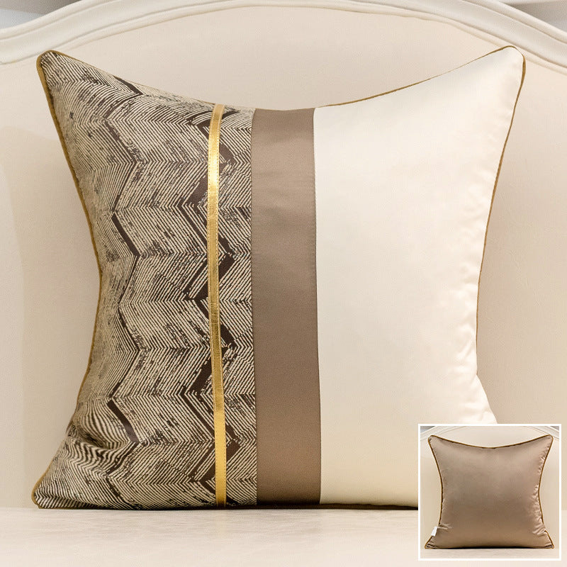 HKM-567507 Geometric Striped PP Cotton Pillow - Multiple Sizes Available