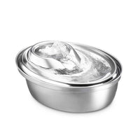 HKM-567827 Stainless Steel Pet Water Dispenser Flow Circulation Filtration