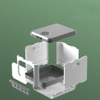 HKM-567891 Enclosed Cat Litter Basin with Drawer, ABS Plastic, 48x40x42cm, Deodorizing & Sterilizing Features