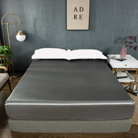 HKM-567891 Non-slip Bed Guard Mattress Cover - Protective One-piece Sheet in Various Colors and Sizes