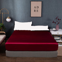 HKM-567891 Non-slip Bed Guard Mattress Cover - Protective One-piece Sheet in Various Colors and Sizes