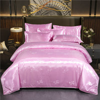 HKM-568019 Elegant Jacquard Quilt Cover in Various Floral Designs – Single & Double Sizes Available