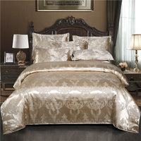 HKM-568019 Elegant Jacquard Quilt Cover in Various Floral Designs – Single & Double Sizes Available