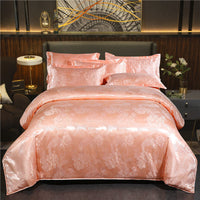 HKM-568019 Elegant Jacquard Quilt Cover in Various Floral Designs – Single & Double Sizes Available