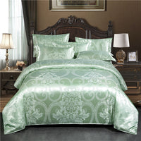 HKM-568019 Elegant Jacquard Quilt Cover in Various Floral Designs – Single & Double Sizes Available
