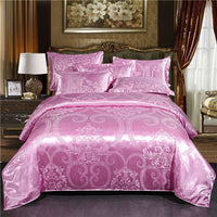HKM-568019 Elegant Jacquard Quilt Cover in Various Floral Designs – Single & Double Sizes Available