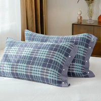 HKM-568019 Pure Cotton Gauze Pillowcase, Non-slip Design, Modern Simplicity, 50x75cm & 43x63cm