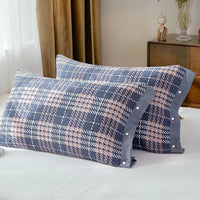 HKM-568019 Pure Cotton Gauze Pillowcase, Non-slip Design, Modern Simplicity, 50x75cm & 43x63cm
