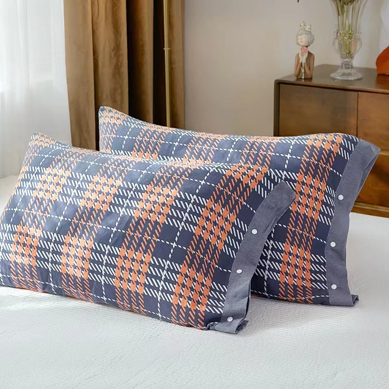 HKM-568019 Pure Cotton Gauze Pillowcase, Non-slip Design, Modern Simplicity, 50x75cm & 43x63cm