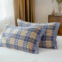 HKM-568019 Pure Cotton Gauze Pillowcase, Non-slip Design, Modern Simplicity, 50x75cm & 43x63cm