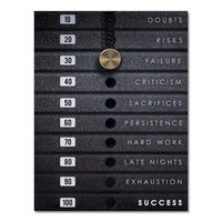 HKM-568211 Inspired Motivation Canvas Wall Art - Success Weight Quotes on Oil Canvas