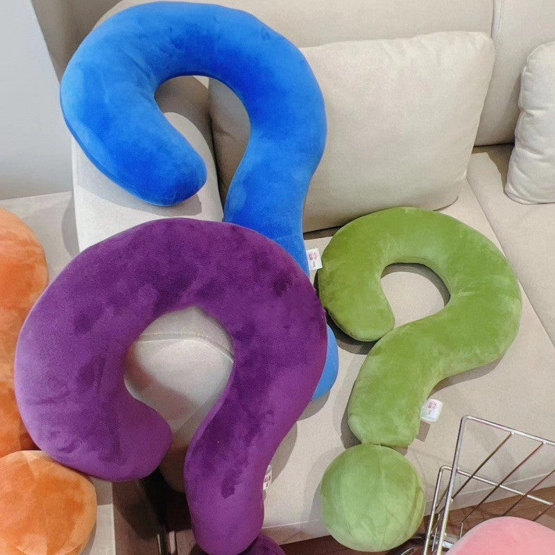 HKM-568339 Comfortable Solid Color Neck Pillow - Large Size with Modern Design