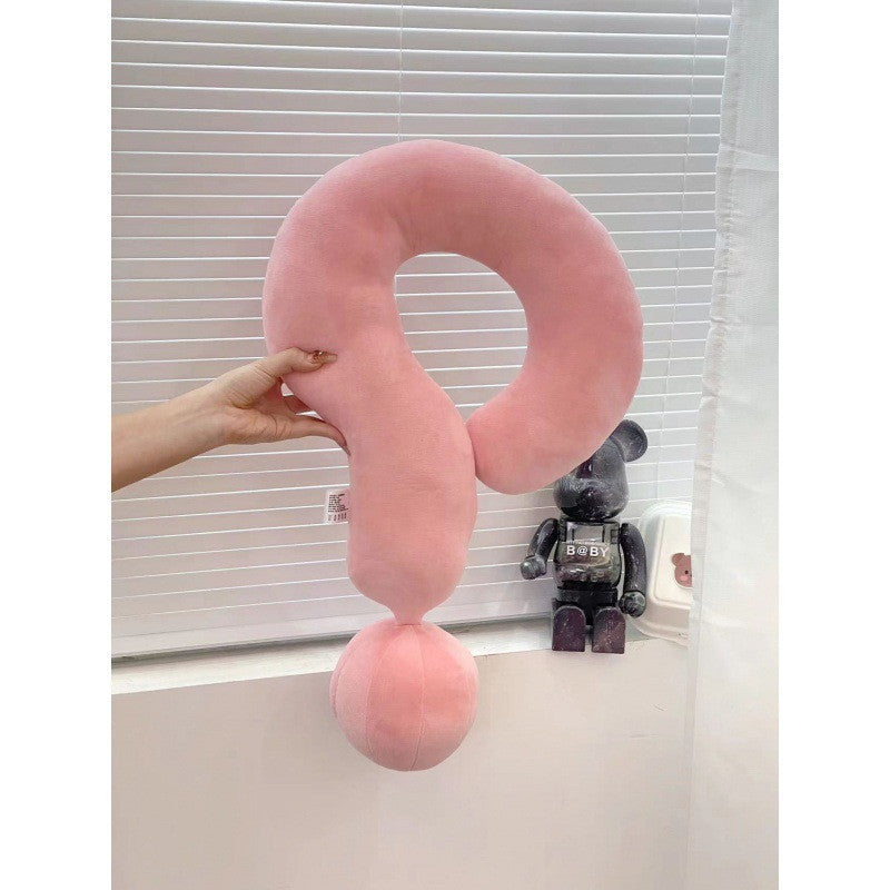 HKM-568339 Comfortable Solid Color Neck Pillow - Large Size with Modern Design