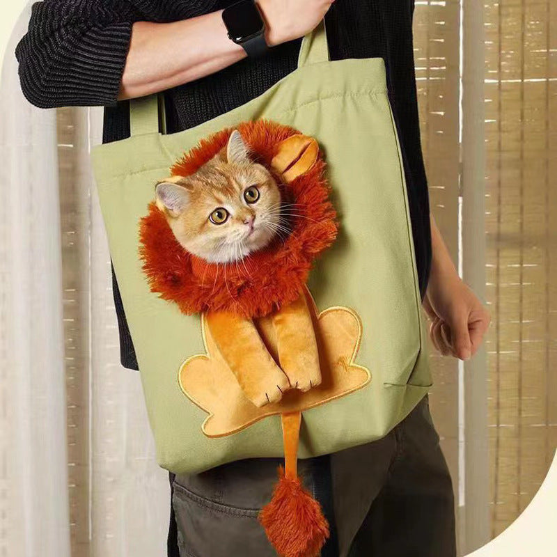 HKM-568403 Portable Canvas Pet Diaper Bag for Small Dogs and Cats, Multiple Patterns Available