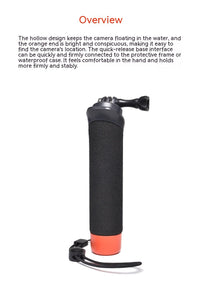 HKM-568467 Floating Handheld Sponge Buoyance Rod for All Sports Cameras - Removable Non-slip Design