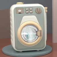 HKM-568467 Mini Electric Washing Machine Toy Set with Music and Light for Pretend Play, Suitable for Ages 3+