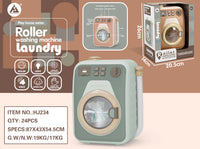 HKM-568467 Mini Electric Washing Machine Toy Set with Music and Light for Pretend Play, Suitable for Ages 3+