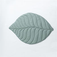 HKM-568531 Multifunctional Leaf-Shaped Floor Mat - Soft Cotton Carpet for Children