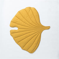 HKM-568531 Multifunctional Leaf-Shaped Floor Mat - Soft Cotton Carpet for Children