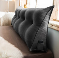 HKM-568595 Large Back Cushion for Bedside & Sofa – Plush Tatami Mat with Double-Sided Chenille Cover