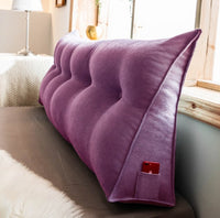 HKM-568595 Large Back Cushion for Bedside & Sofa – Plush Tatami Mat with Double-Sided Chenille Cover