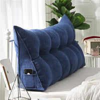 HKM-568595 Large Back Cushion for Bedside & Sofa – Plush Tatami Mat with Double-Sided Chenille Cover