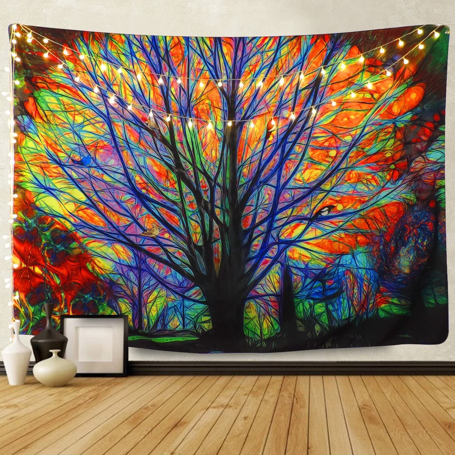 HKM-568915 Elephant Wall Tapestry - Available in Various Sizes: 150x100cm, 150x130cm, and 150x230cm