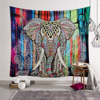 HKM-568915 Elephant Wall Tapestry - Available in Various Sizes: 150x100cm, 150x130cm, and 150x230cm
