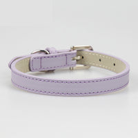 HKM-568915 Leather Small Dog Medium Teddy Pet Dog Collar