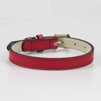 HKM-568915 Leather Small Dog Medium Teddy Pet Dog Collar