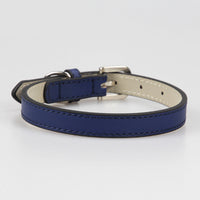 HKM-568915 Leather Small Dog Medium Teddy Pet Dog Collar