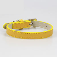 HKM-568915 Leather Small Dog Medium Teddy Pet Dog Collar